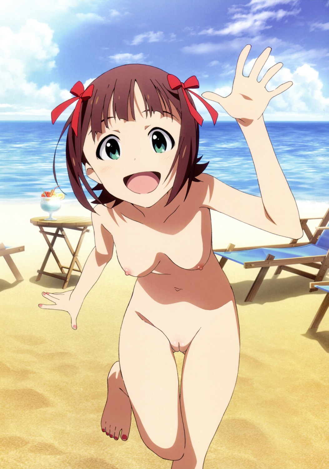 Akai Toshifumi The Idolm Ster Amami Haruka Naked Nipples Photoshop